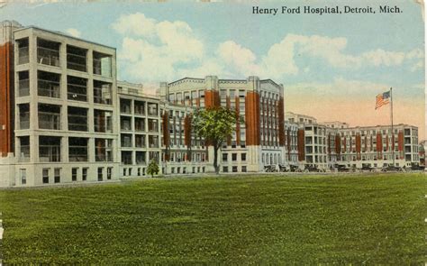 Vintage Ford Facts: Henry Ford Hospital Vintage Postcards