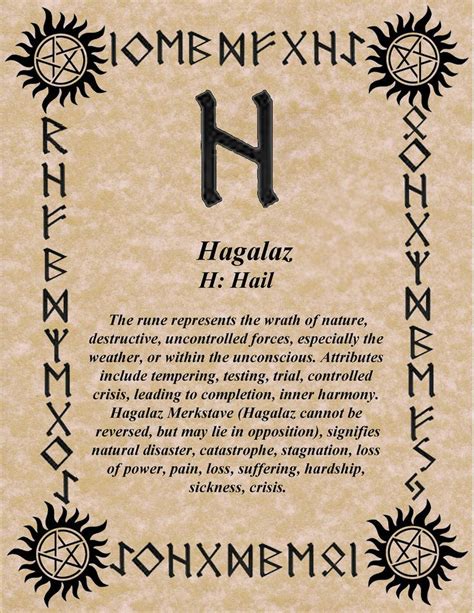 HAGALAZ the hail rune | Runes meaning, Ancient runes, Futhark runes