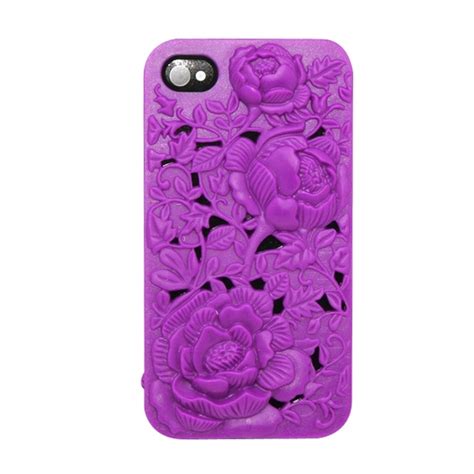 Case-Max Artistic iPhone 4 Cases Unique Flower Protective Back Cover $9 ...