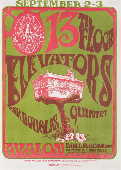 13th Floor Elevators 1966 U.S. Window Card Poster - Posteritati Movie Poster Gallery