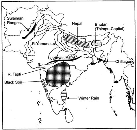 Icse solutions for class 10 geography map of india – Artofit