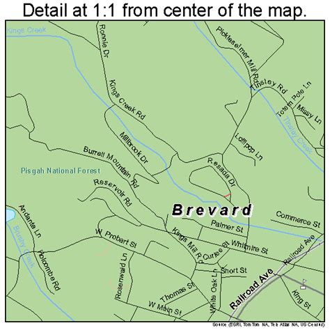 Brevard North Carolina Street Map 3707720