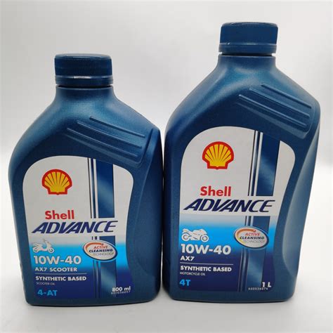 SHELL ADVANCE 10W-40 AX7 SYNTHETIC BASED | Shopee Philippines