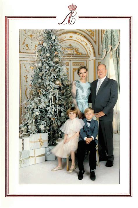 Monaco's Royal Family Just Released Their Most Glamorous Christmas Card Yet