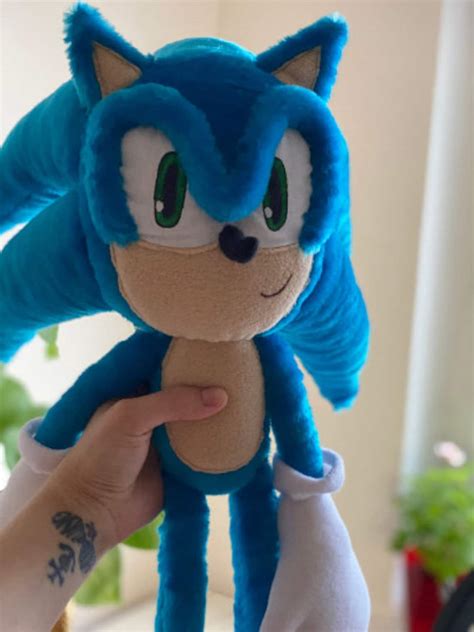 SONiC Custom Plush toy blue fast hedgehog | Etsy