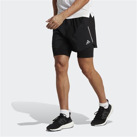 adidas Designed 4 Running 2-in-1 Shorts - Black | Men's Running | adidas US