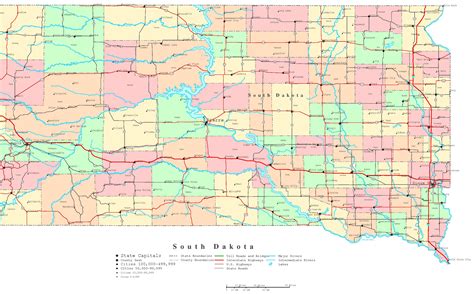 South Dakota Political Map - Best Map Cities Skylines