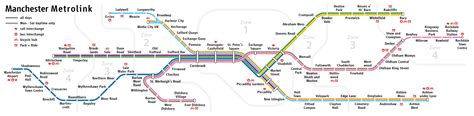 Manchester Metrolink tram map