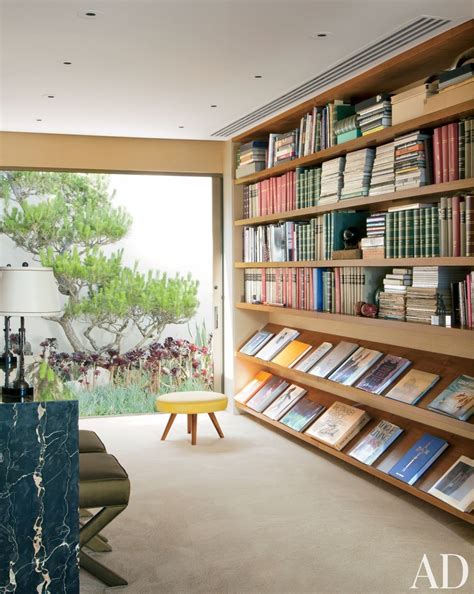 Contemporary Office/Library by Brad Dunning and Marmol Radziner + Associates in Beverly Hills ...