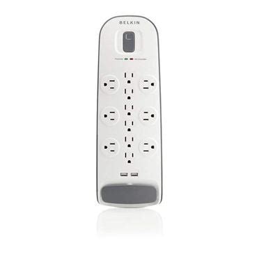 Belkin Advanced Surge Protector - 12 Outlet Surge Protector with USB ...