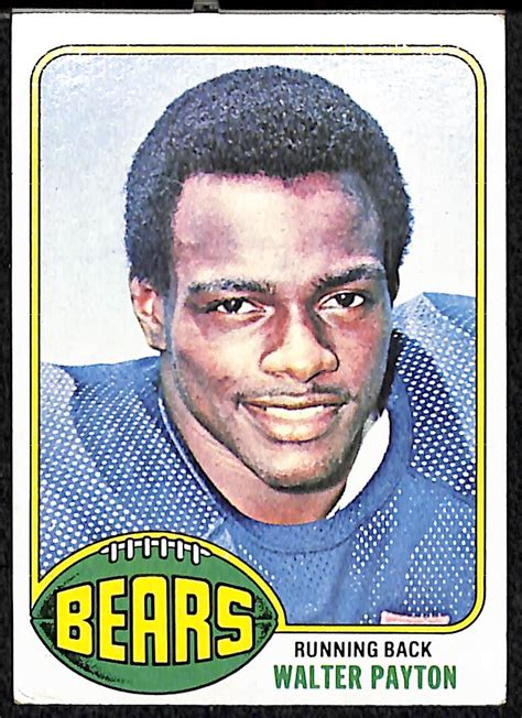 Lot Detail - 1976 Topps #148 Walter Payton Rookie Card