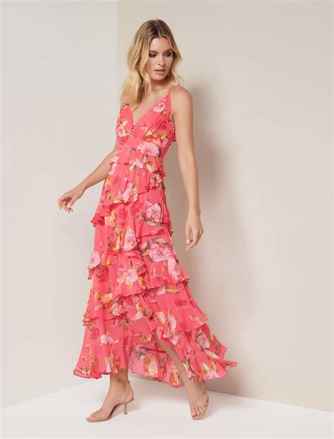 Delilah Ruffle Midi Dress - Women's Fashion | Forever New