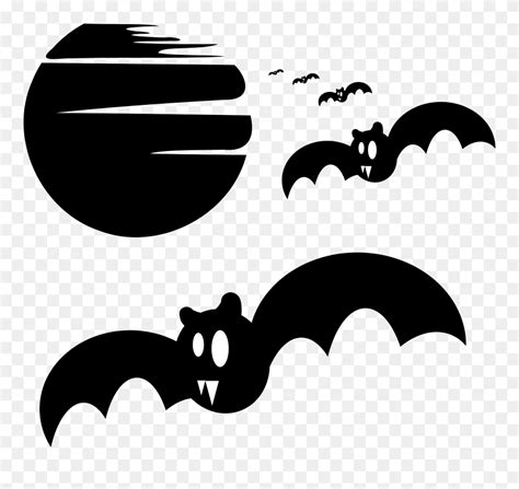 Download Halloween Bats Silhouette 3wjrek Clipart - Spooky Halloween Png Transparent Png ...