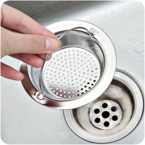 Kitchen Sink Strainer Stopper Good Grip Stainless Steel Sink Strainer ...