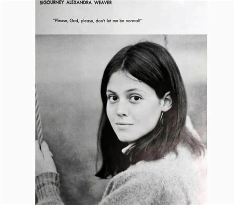 Sigourney Weaver, 1967 (high school yearbook) : r/OldSchoolCelebs