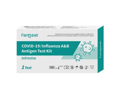 Fanttest covid influenza A&B Antigen Test Kit , 3 in 1 Self Testing Kit ...