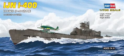 Buy Hobby Boss Japanese I-400 Class Submarine Boat Model Building Kit ...