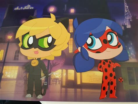 Image - Chibi Ladybug & Cat Noir in Paris - Concept Art.jpg | Miraculous Ladybug Wiki | FANDOM ...