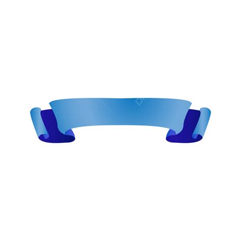 Ribbon Blue Banner Vector Isolated, Blue Banner, Blue Ribbon, Blue ...