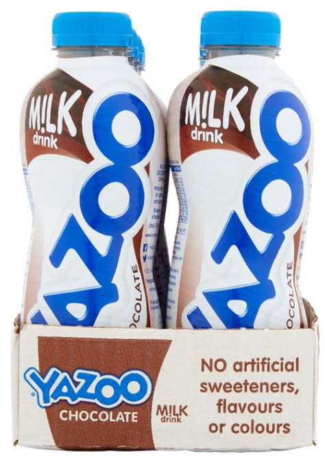 Yazoo Chocolate Milkshake, 10 x 400ml