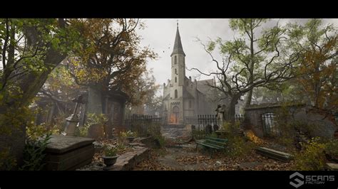 [SCANS] Cemetery - Forgotten Churchyard in Environments - UE Marketplace