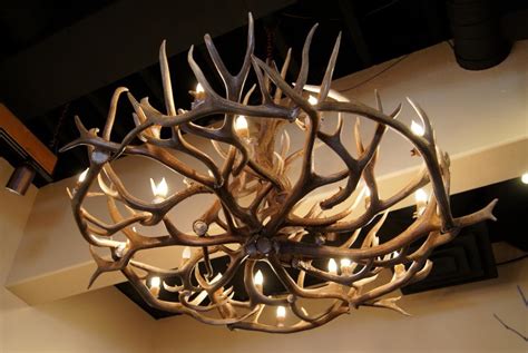 Original Deer Antler Chandelier: Homemade Deer Antler Chandelier