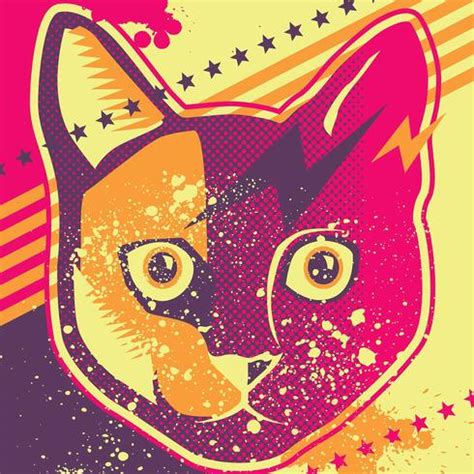 Cat pop art 193527 Vector Art at Vecteezy