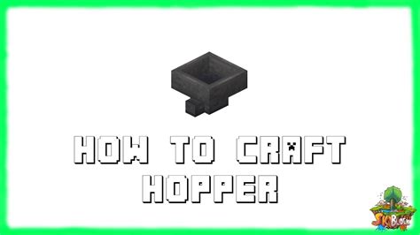 Minecraft 1.18.1: How to Craft Hopper! (2022) - YouTube