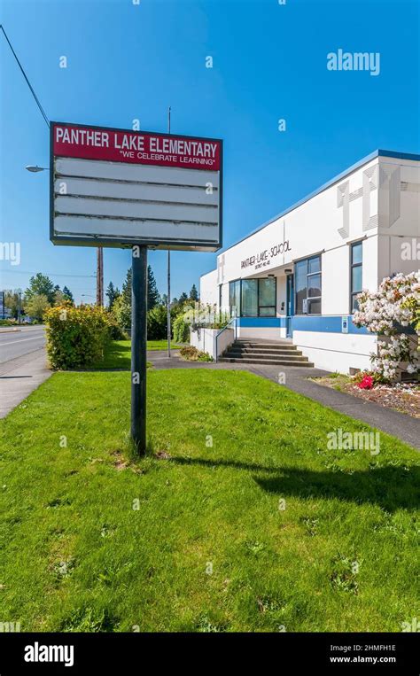 The old Panther Lake Elementary School, torn down in 2019, in Kent ...