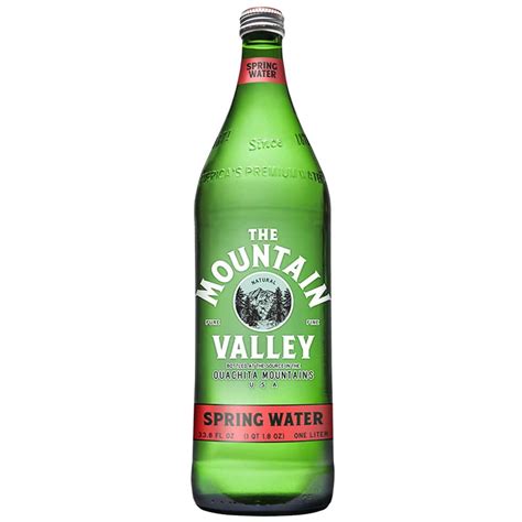 The Mountain Valley Water Bottled Spring Water | 1 Liter Bottled Water