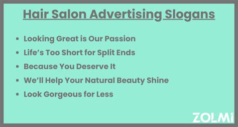 Creative Hair Salon Ads for 2024 | zolmi.com