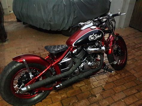 Yamaha V-Star 650 Bobber Side Shot - bikerMetric