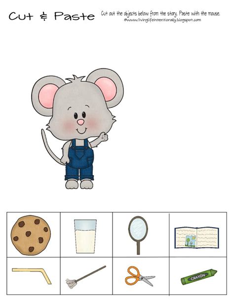 🐭🍪 FREE Printable Mouse and Cookie Worksheets and Activities