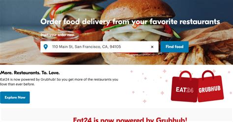 GrubHub Closing Food Delivery Service Eat24 - Eater SF