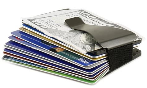 RFID Aluminum Wallet & Money Clip with Expandable Credit Card Holder