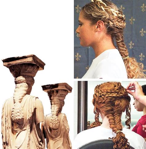 Karyatid Hairstyle | Greek hair, Greek goddess hairstyles, Hair styles