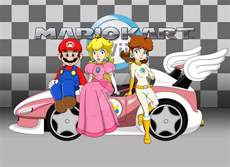 Mario, Peach and Daisy (Mario Kart wii) by FamousMari5 on DeviantArt