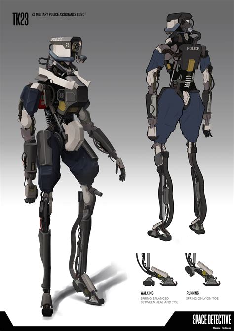 ArtStation - Police robot assistant.