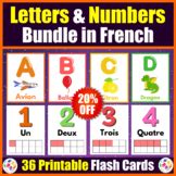 French Numbers Flashcards for Prek & K to learn numbers & Practice Counting