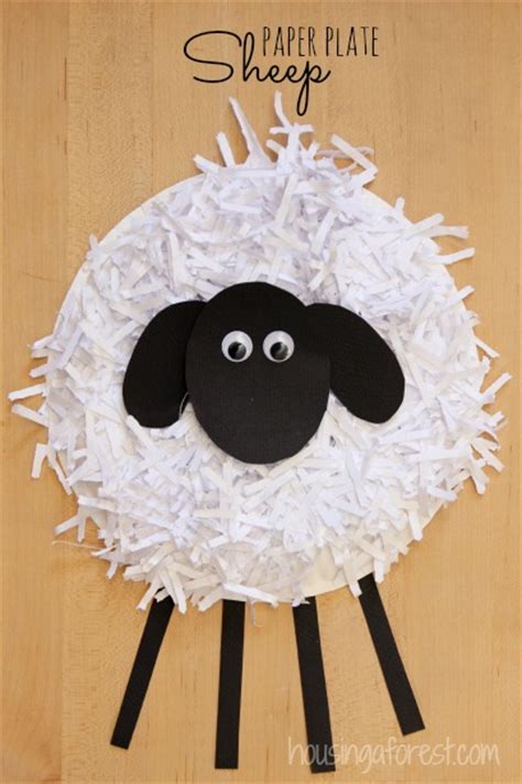 Paper Plate Sheep Craft - Fun Crafts Kids