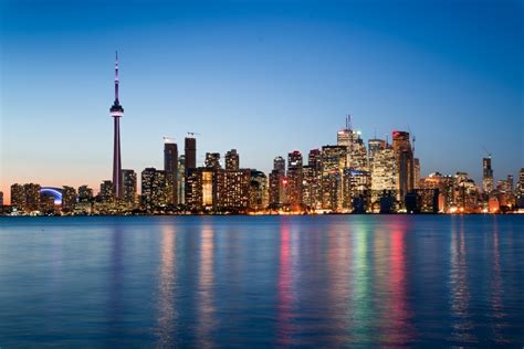 Toronto Waterfront Skyline (Night) - B+H Architects