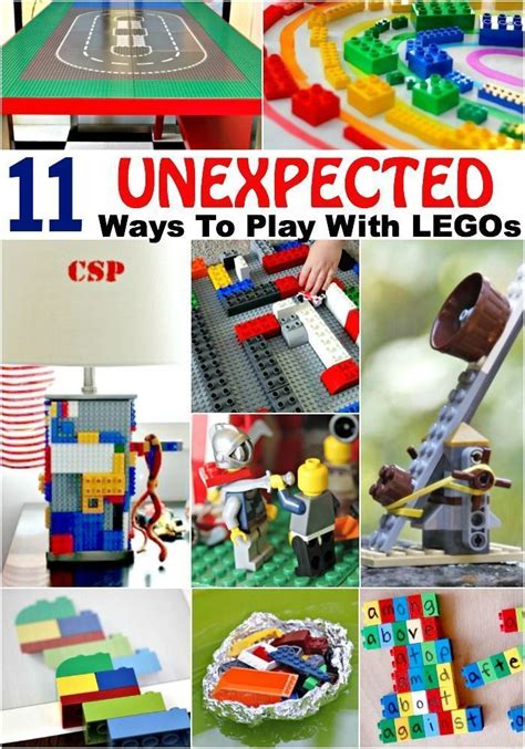 11 Unexpected Ways To Play With LEGOs | Lego challenge, Lego activities ...