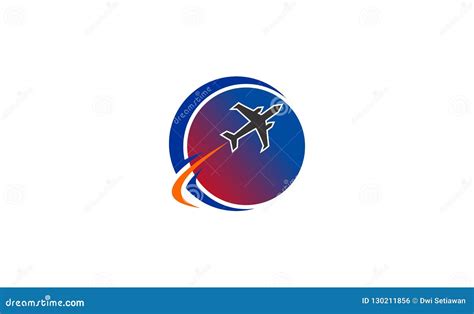 Flight logo design stock vector. Illustration of business - 130211856