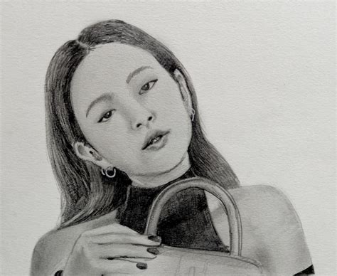 Blackpink Jennie Pencil Drawing by Artsypal on DeviantArt