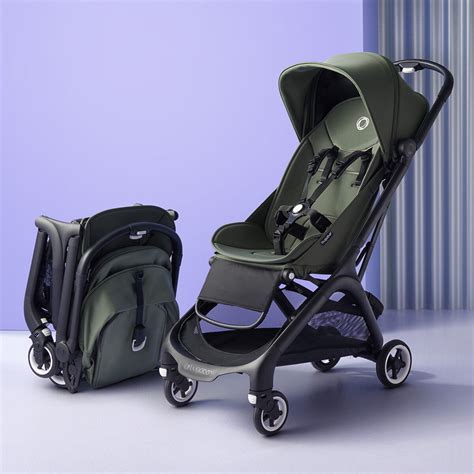 Bugaboo Butterfly seat stroller Midnight black sun canopy, midnight black fabrics, black chassis ...