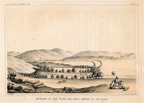 SCVHistory.com LW2882 | Tejon Area | USPRR/Williamson Expedition (1853): Entrance of Tejon Pass