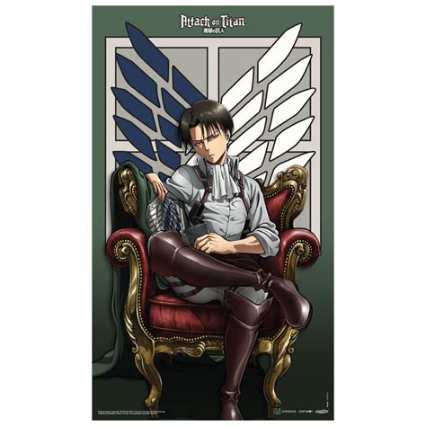 Attack On Titan Levi Fabric Poster (70cm x 120cm) - PBFB02