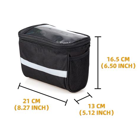 E Bike Front Bag Phone Cooler & Storage Pouch Handlebars Convenient Organizer Road Men Electric ...