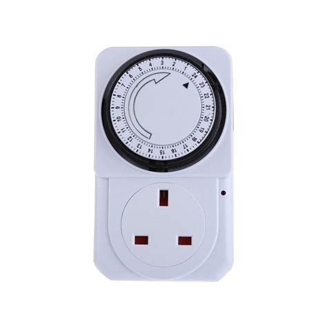 24 Hour Analogue Plug In Timer Socket