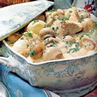 Creamy Veal Stew With Mushrooms Recipe